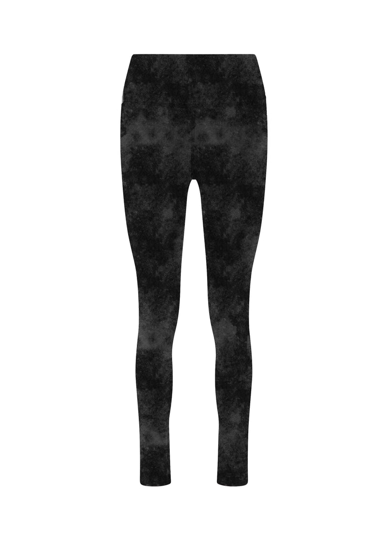 Laad het plaatje in de Viewer, C32006 Legging met hoge tailleband Marmerprint
