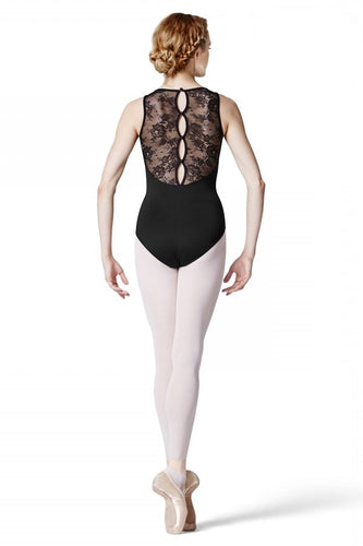 L8845 Fresia Balletpak Hemdmodel Kant Zwart