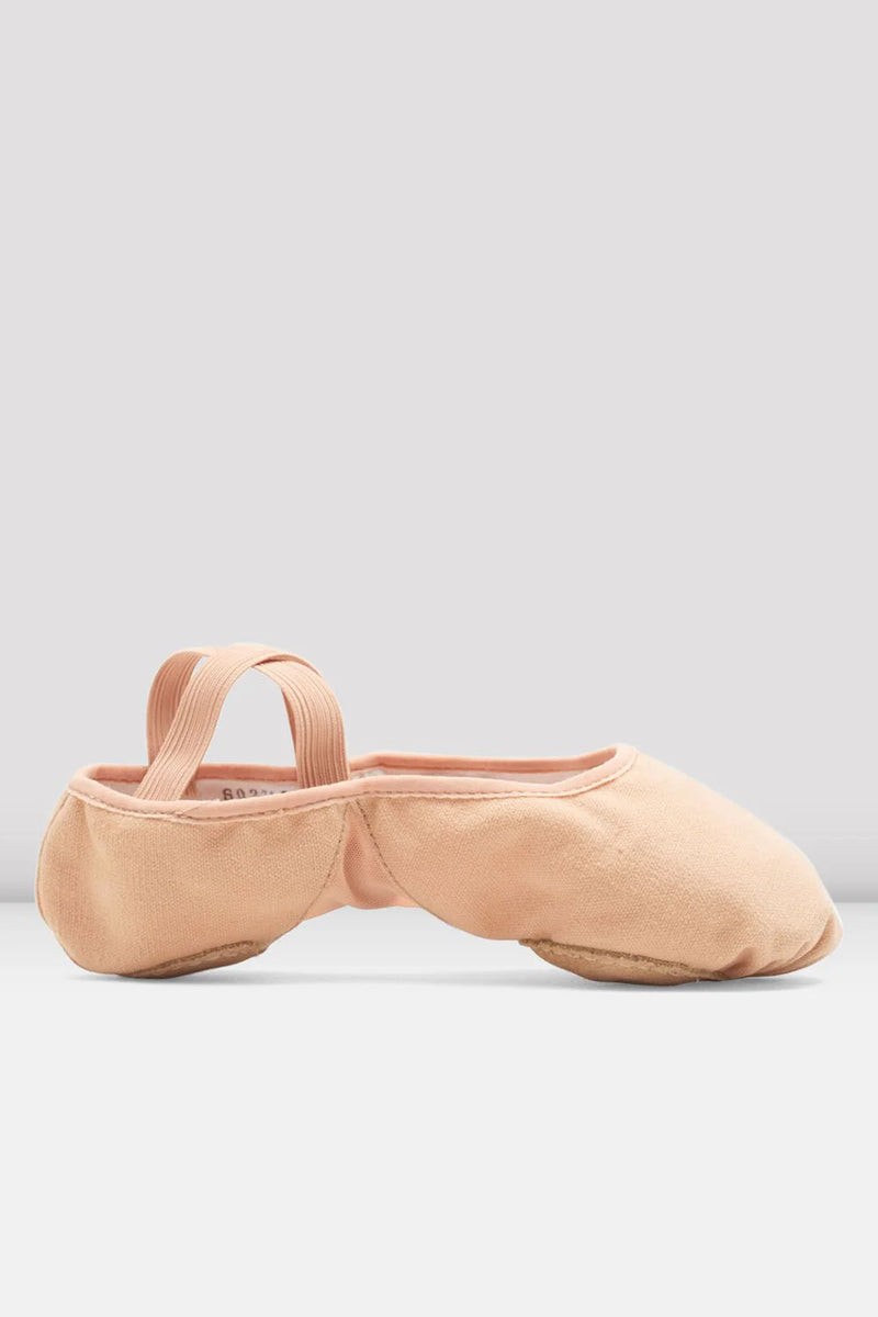 Laad het plaatje in de Viewer, S0271L Dames Pro Arch canvas balletschoenen Splitzool Roze (Pink)
