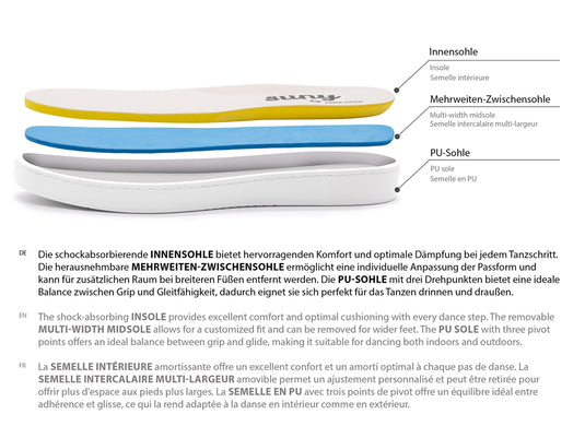 Suny 7410 Sneaker Heren nappa leer Zwart
