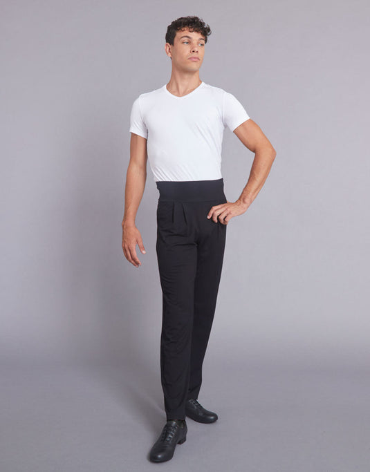 Octavio heren dansbroek Viscose Zwart