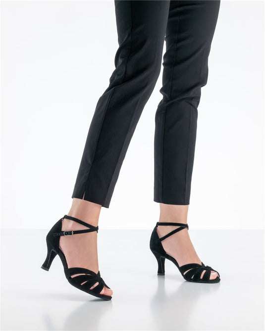 Olympe 894-60 Zwart Suède 6 cm