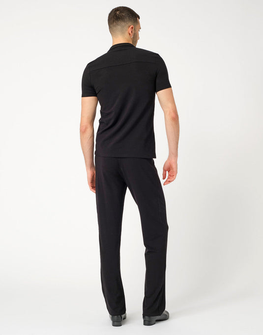 Otello Heren Dance t-shirt Viscose Zwart