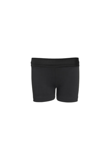 PK3008 Hotpant Bikepant Omslag Tailleband Zwart