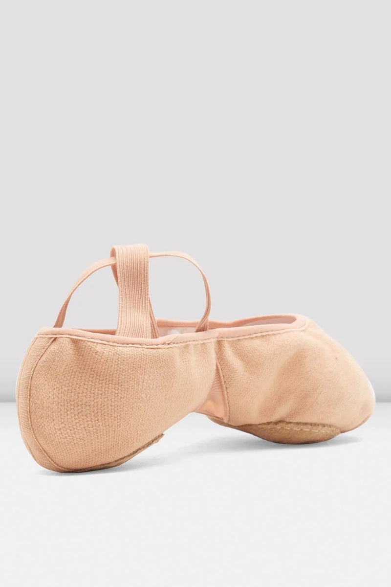 Laad het plaatje in de Viewer, S0271L Dames Pro Arch canvas balletschoenen Splitzool Roze (Pink)
