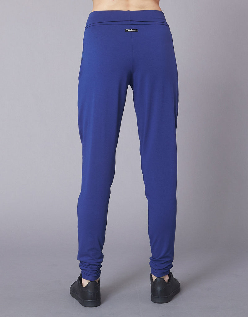 Laad het plaatje in de Viewer, Vivant Broek Wijd Rolband Zakken Kobalt Blauw (Cobalt)
