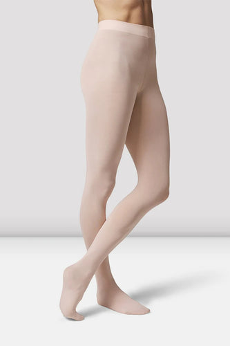 T0981G Girl's Contoursoft Balletpanty met Voet Pastel Roze (LPK)