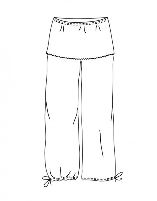 Baby Yoga Dans Broek  Lang heupstuk bordeaux (Bordeaux)