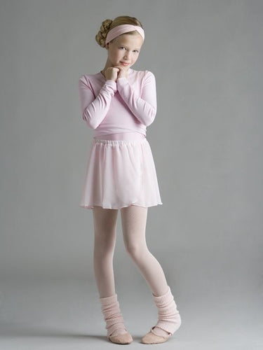 PK2054 Balletvestje Lange Mouw Roze Kinderen