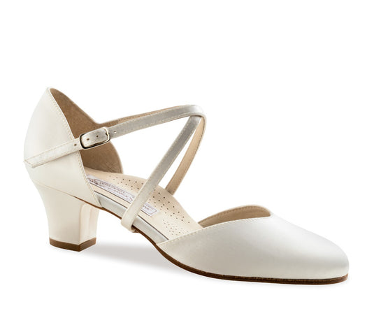 Felice Comfort Wit Satijn 4.5 cm