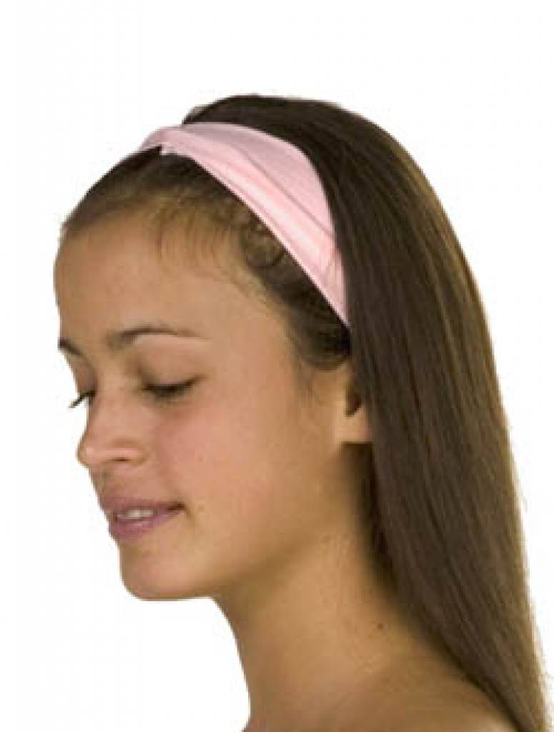 Laad het plaatje in de Viewer, PA7074 Haarband Twist Katoen Roze
