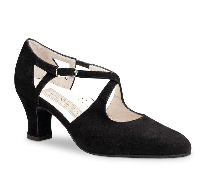 Werner Kern Gala Comfort Dames Dansschoenen Zwart Suède cm