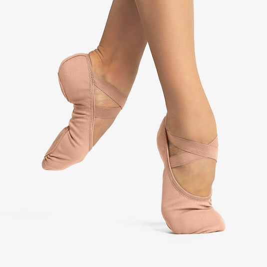 Só Dança SD16 Bliss Balletschoenen Stretch Canvas Beige (Sand
